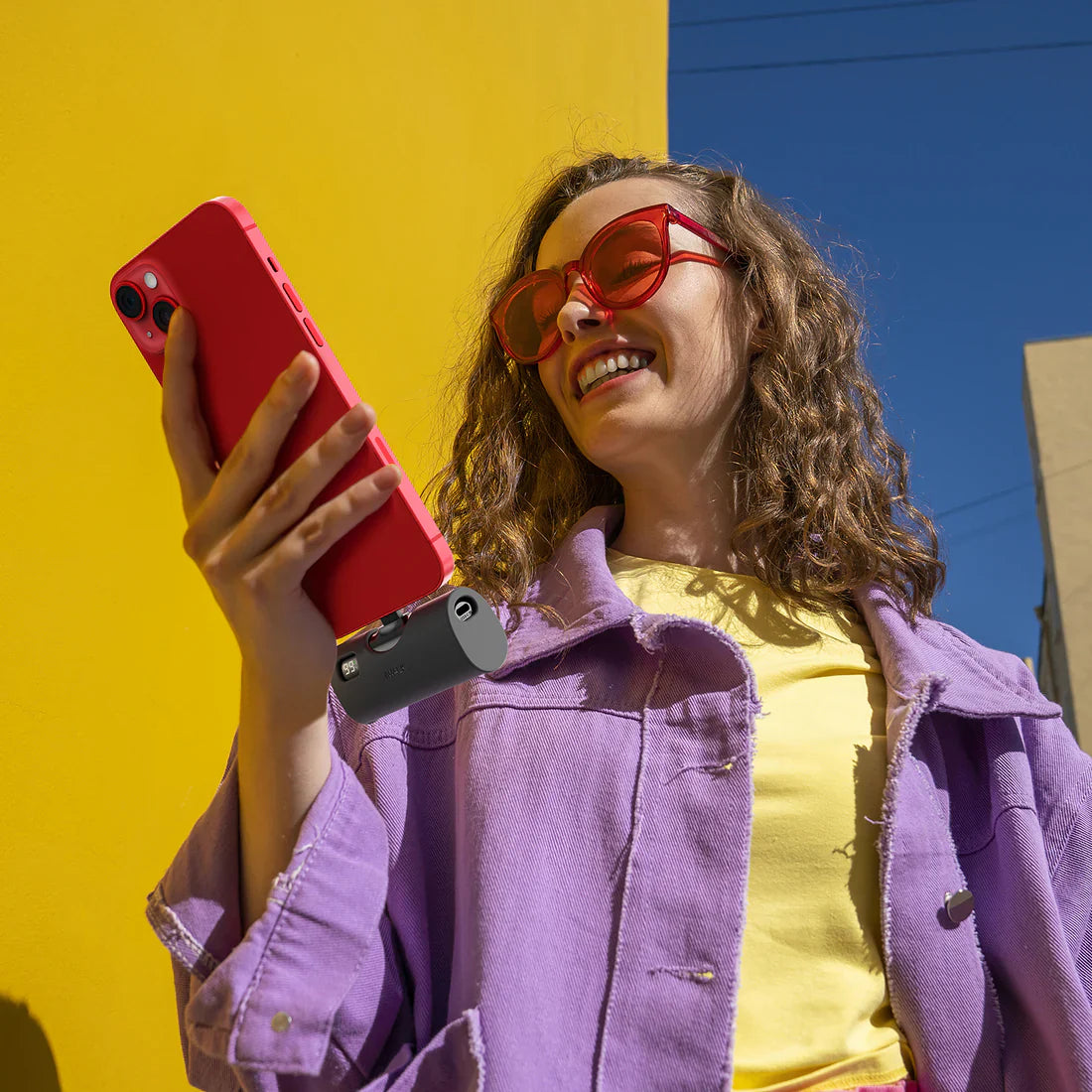 iWALK LinkPod X|with USB C and Lightning Plugs Portable Charger
