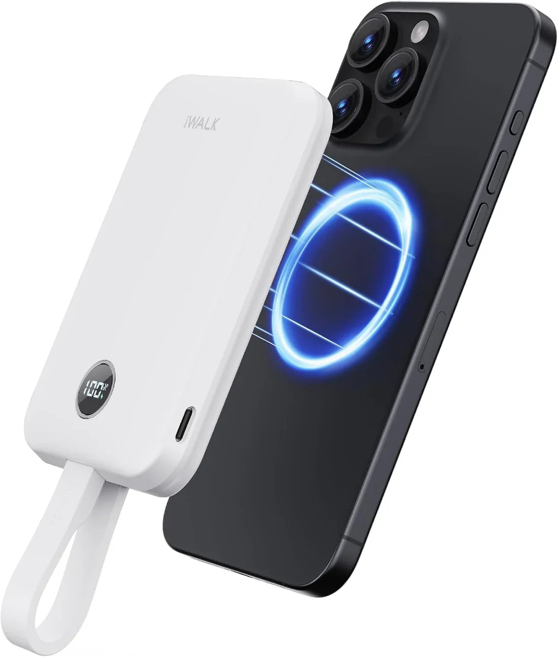 iWALK PowerHybrid|30W USB-C Cable Magnetic Portable Charger