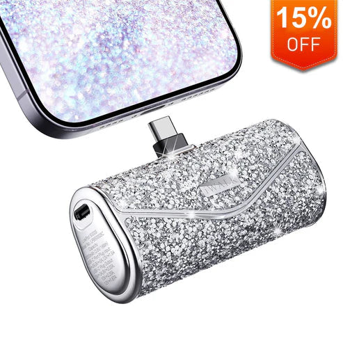 iWALK LinkPod 5000S|22.5W Upgraded Sparkly Diamond Portable Charger
